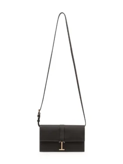 Wallet with Flap and Strap