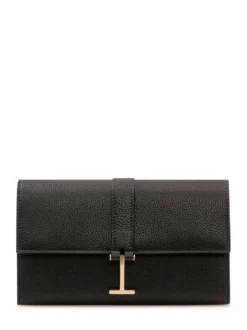 Wallet with Flap and Strap