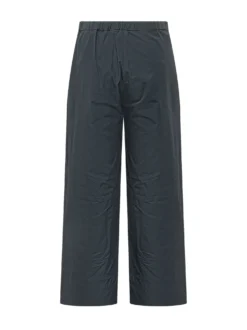 Wide-Leg Drawstring Trousers