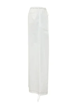 Wide Leg Drawstring Trousers