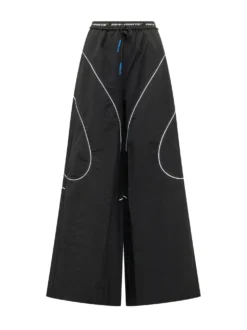 Wide Leg Logoband Track Pants