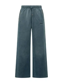 Wide Leg Pants with Drawstring
