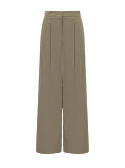 Wide Leg Pants with Pleats