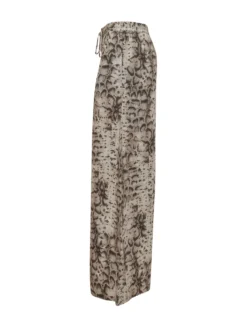 Wide Leg Printed Pants