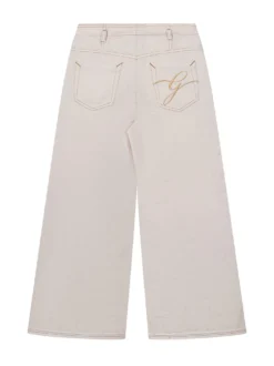 Wide Leg Rigid Denim Pants
