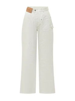 Wide-Leg Trousers with Patch Pocket