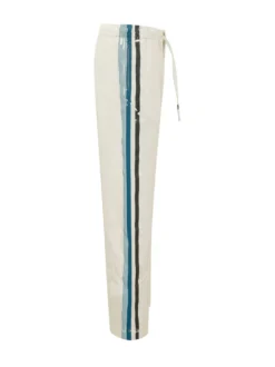 Wide Leg Trousers with Side Stripes
