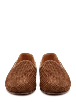 Woven Leather Loafers