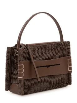 Woven Loafer Bag with Handle