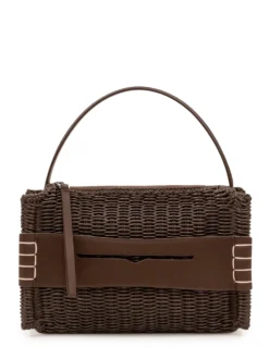 Woven Loafer Bag with Handle