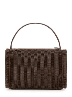 Woven Loafer Bag with Handle