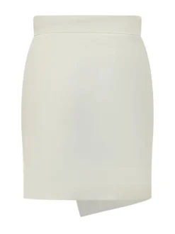 Wrap mini skirt