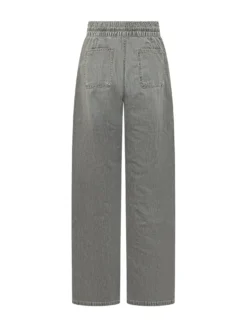 Yima Wide Leg Denim Trousers
