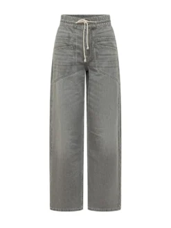 Yima Wide Leg Denim Trousers