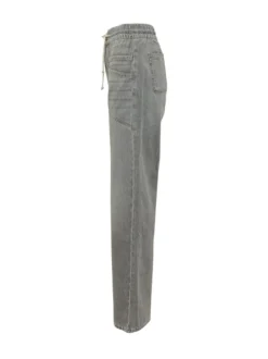 Yima Wide Leg Denim Trousers