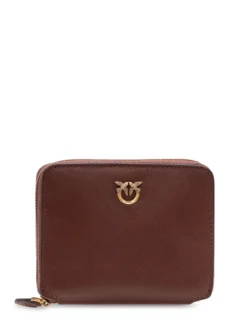 Zip Around Wallet with Front Logo