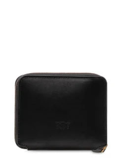 Zip Around Wallet with Front Logo