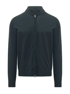 Zip Bomber Jacket with Pockets
