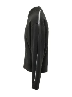 Zip-Up Sweatshirt With High Neck