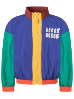 Zip Up Track Jacket with Logo